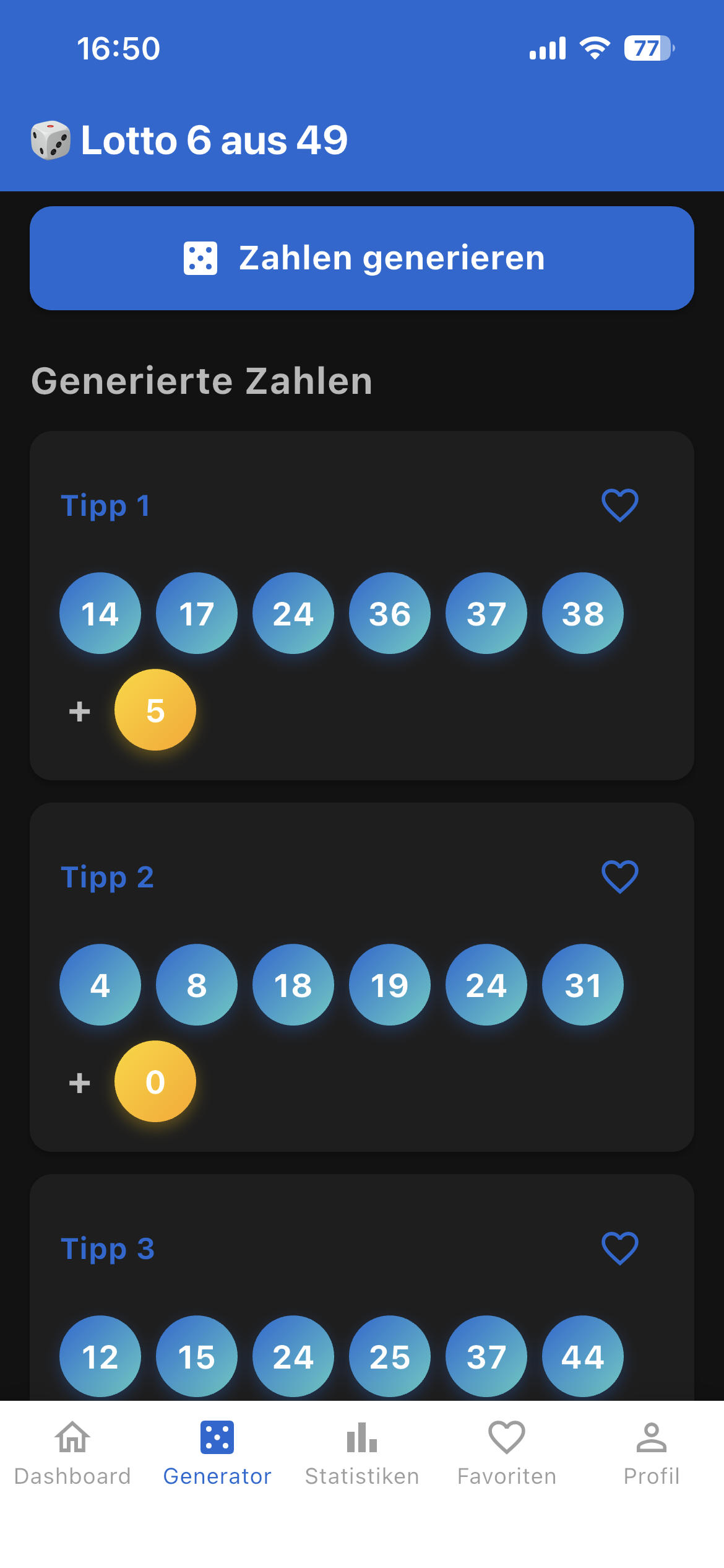 Generator Screenshot